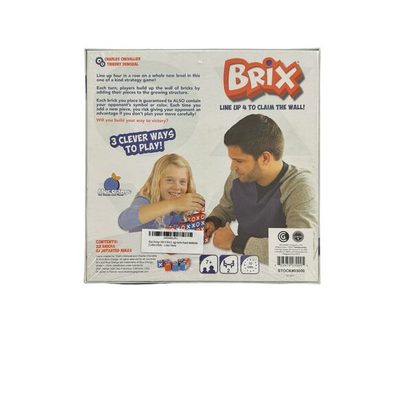 Brix by Blue Orange Line Up 4 to Claim the Wall Game Open Box - Picture 2 of 2